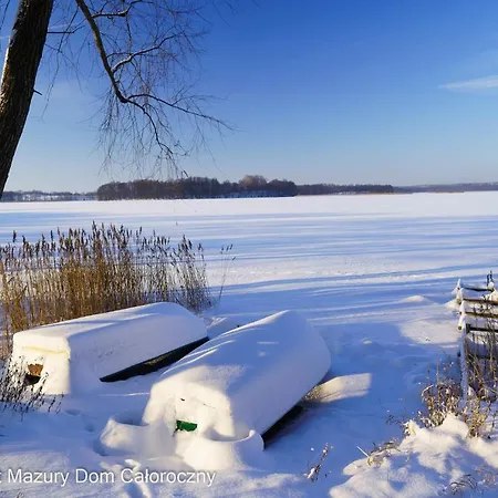 Villa Czarny Kot Mazury Dom Caloroczny Malkinie Exterior foto