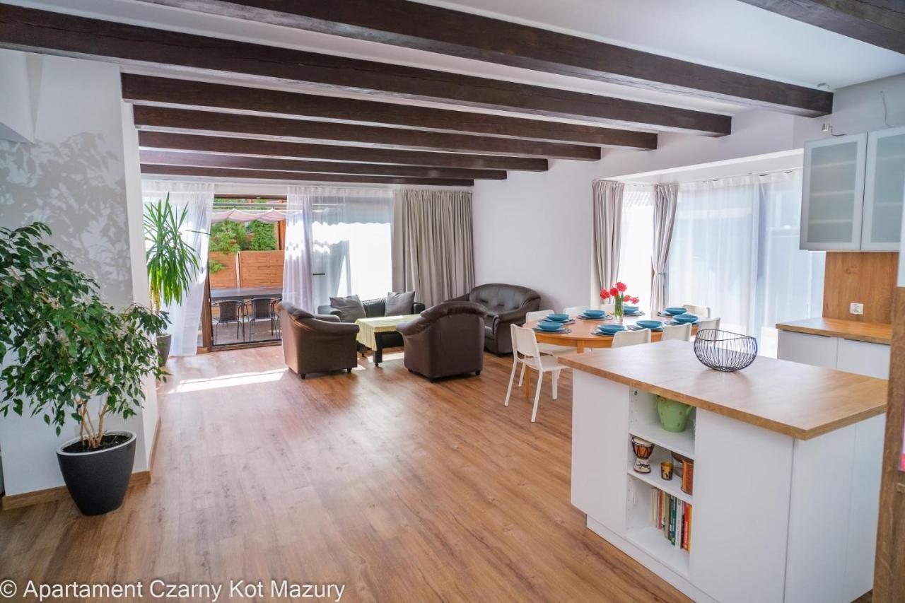 Ferienhaus Czarny Kot Mazury Dom Caloroczny Malkinie