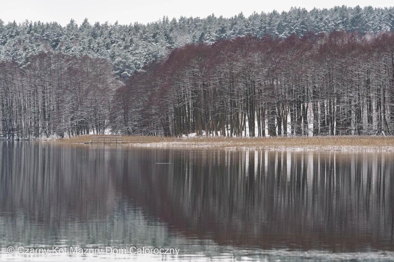 Czarny Kot Mazury Dom Caloroczny Ferienhaus