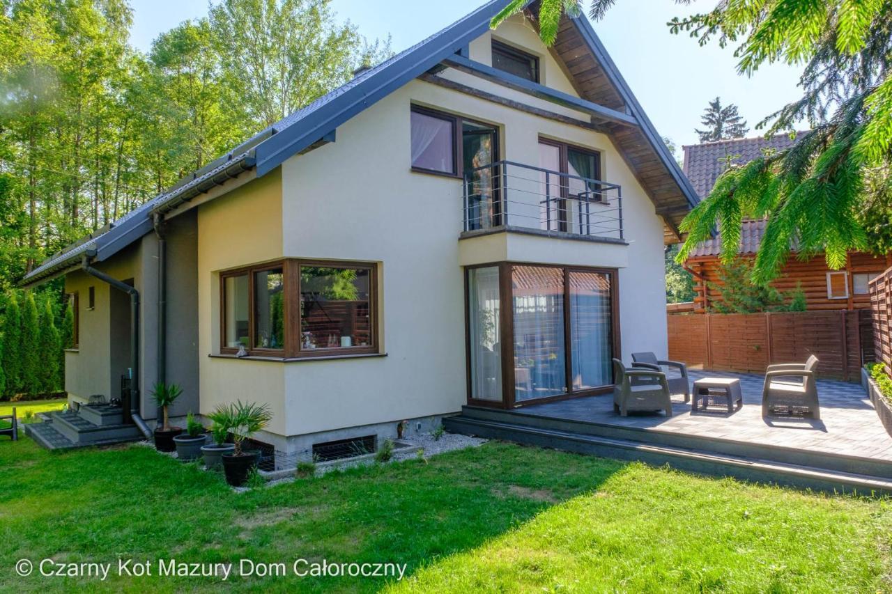 Ferienhaus Czarny Kot Mazury Dom Caloroczny Malkinie